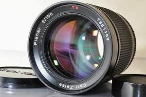 ★★極上品 CONTAX Carl Zeiss Planar T* 100mm F2 MMJ Lens♪♪#5779EX