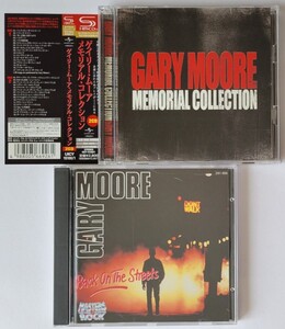 GARY MOORE CD2枚 MEMORIAL COLLECTION BEST ゲイリー・ムーア メモリアル・コレクション TRACK NINE BACK ON THE STREETS COZY POWELL