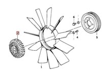 MEYLE製 BMW 7シリーズ E23 ファンクラッチ/ファンカップリング 11521723918 11521706619 728i 728iS 732i 735i 745i_画像2