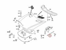 [6ヶ月保証付き]純正OEM STABILUS製 ベンツ W164 ML350 ボンネットダンパー/エンジンフードダンパー 左右セット 1648800029 1648800129_画像2