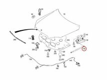 [6ヶ月保証付き]純正OEM STABILUS製 ベンツ W215 CL55AMG ボンネットダンパー/エンジンフードダンパー 左右セット 2158800029_画像2