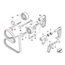 BMW Zシリーズ Z3/E36 M ファンベルト/リブベルト/Vベルト 6PK1515 S50 エンジン用 11281404018_画像2