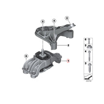 [優良品]BMW MINI ミニ R56 R55 R57 R58 R59 R60 R61 ジョンクーパーワークス JCW ミッションマウント 22316784357 22314054479_画像2