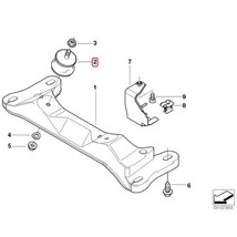 MEYLE製 BMW 3シリーズ E46 320i 323i 325i 328i 330i 328Ci 330Ci オートママウント 左右セット 22316799331 23711137817 22316771219_画像2