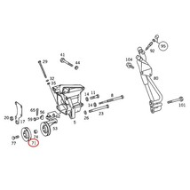 [優良品]ベンツ W116 W460 W639 エアコンコンプレッサー用 テンショナープーリー 1161300160 1161300460 450SEL 230GE V350 3.2_画像2