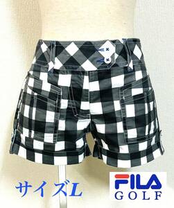 Fila Golf Fira Golf носить короткие брюки. Проверьте черные чек