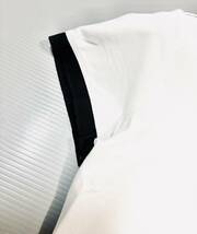 NIKE GOLF DRI-FIT　ナイキ　ゴルフウェア　ポロシャツ　カラー切替　半そで　ホワイト×ブラック　 レディースL_画像5