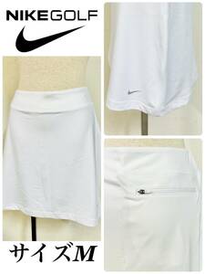 NIKE GOLF　SPORT　DRI-FIT　ナイキ　ストレッチスカート　ホワイト　レディーズM