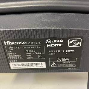 【1円スタート！初期化済み】32A30H Hisense ハイセンス 32V型 液晶テレビ 2023年製 リモコン付き/YS1163‐Aの画像6