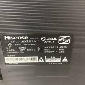 【1円スタート!初期化済み！】32A50 Hisense ハイセンス ハイビジョンLED液晶テレビ 32型 2019年製/SI6034‐Aの画像5