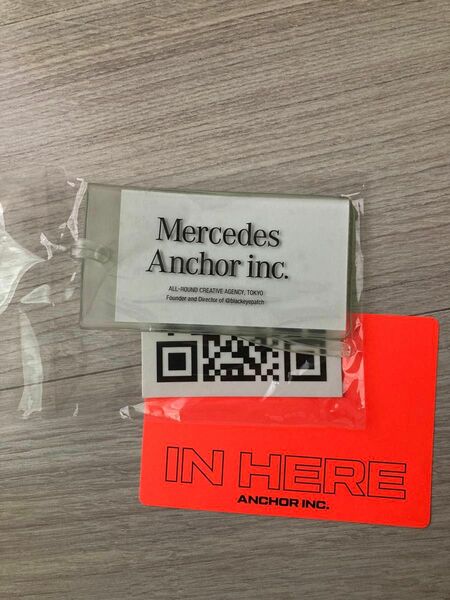 Mercedes Anchor inc rubber luggage tag