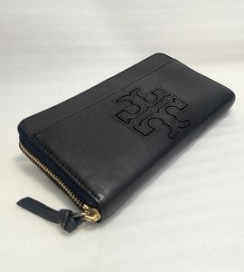 Tory Burch トリーバーチ 財布 長財布 ラウンドファスナー ブラック ネイビー