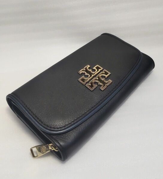 Tory Burch トリーバーチ 財布 長財布 ブラック ネイビー