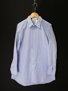 ②デラヴェ(delave)長袖シャツ/国産【L's(36)/1.6万円/サックスブルー/Sランク/クリーニン済】b4C