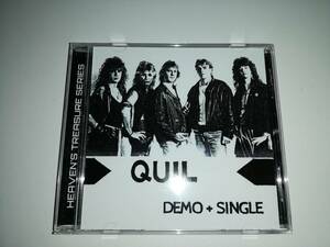 【北欧メロハー名盤】QUIL / DEMO + SINGLE　哀愁度激高の北欧メロハー名曲多数収録　試聴サンプルあり　名曲HIROSHIMA収録