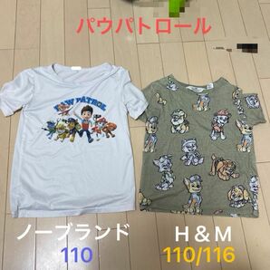 Tシャツ　パウパトロール　2枚セット