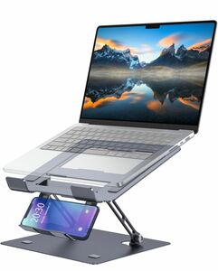 ノートパソコンスタンド 折りたたみ式 ノートPC スマホ スタンド 人間工学設計