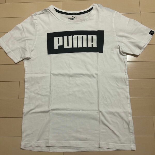 PUMA プーマ Tシャツ 白 半袖 半袖Tシャツ ホワイト ロゴ