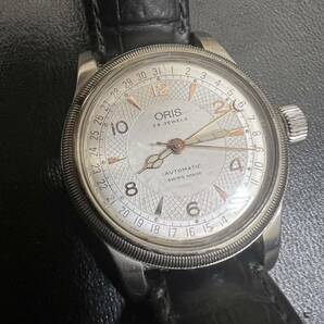 オリス ビッグクラウン ポインターデイト 7543 自動巻き メンズ 腕時計 稼働品 の画像2