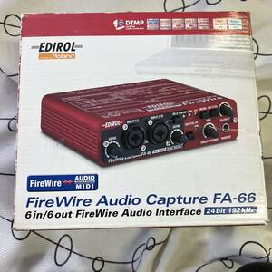 EDIROL Roland FA-66 オーディオインターフェース firewire 中古品 I