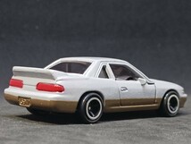 ◆中国製トミカ/グランツーリスモ(1/59)◆日産・シルビア(S13/グレイメタ&茶)◆箱なし/ルース/傷少良品★夢屋CT078★_画像2