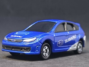 ◆ベトナム製トミカ(1/59)◆スバル・インプレッサWRX・STI(青メタ&銀)◆箱なし/ルース/小傷有★夢屋VT079★