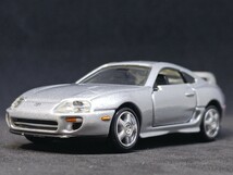 ◆トミカプレミアム(1/62)◆トヨタ・スープラ(JZA80/銀)◆箱なし/ルース/ややジャンク★夢屋TP060★_画像1