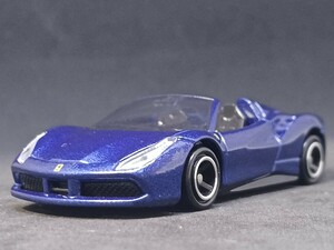 ◆ベトナム製トミカ(1/62)◆フェラーリ・488・スパイダー(紺メタ)◆箱なし/ルース/傷少良品★夢屋VT088★