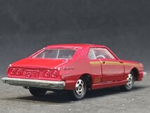 ◆日本製トミカ/アイアイアド特注(1/65)◆日産 スカイライン 2000ターボ GT-ES(HGC211/赤)◆箱なし/ルース/小傷有★夢屋JT231★_画像2