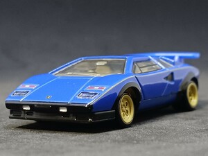 ◆トミカプレミアム(1/61)◆ランボルギーニ カウンタック LP500S(青)◆箱なし/ルース/傷少良品★夢屋TP071★