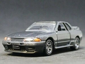 ◆トミカプレミアム(1/62)◆日産 スカイライン GT-R(BNR32/ガンメタ)◆箱なし/ルース/傷少良品★夢屋TP074★