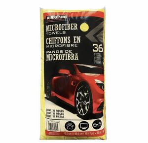 送料無料【36枚セット】カークランド KIRKLAND シグネチャー マイクロファイバータオル 40.6 cm × 40.6cm 　Costco コストコ