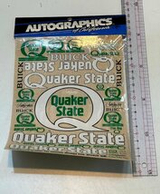 【未開封】AUTOGRAPHICS【Quaker State】 ステッカー オートグラフィックス_画像1
