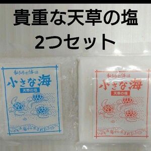 【数量限定】小さな海 2種セット 手作りの塩 天日塩