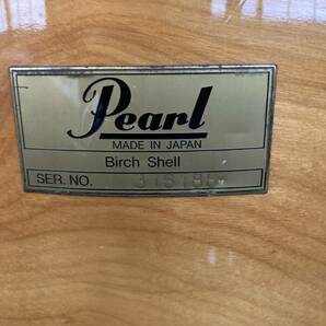 Pearl Birch Shell 7点ドラムセット 中古希少品です。の画像3