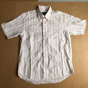 マリオヴァレンチノ ミャンマー製 BDシャツ ストライプ 半袖 半袖シャツ マリオ・ヴァレンティーノ ナポリ