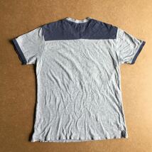 AMERICAN EAGLE OUTFITTERS アメリカンイーグル80 Tシャツネイビー×グレー XS_画像3