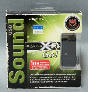 Creative Sound Blaster X-Fi Go（SB1100・USB接続オーディオインタフェース）