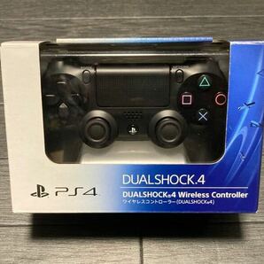 ★【即決】中古 PS4 ワイヤレスコントローラー DUALSHOCK4 CUH-ZCT1J ジェットブラック 箱説付き★送料無料の画像1