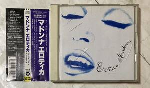 CD 帯付 歌詞シート付 Madonna マドンナ Erotica エロティカ WPCP-5000