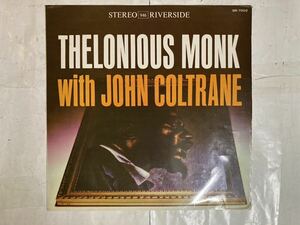 LP 1962年 国内盤 ペラジャケ オリジナル Thelonious Monk With John Coltrane モンク・ミーツ・コルトレーン SR-7002