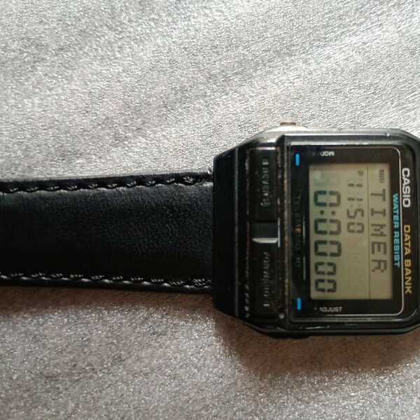 CASIO DATABANK DB-31 新品ベルト オールドカシオ データバンク　チープカシオ テレメモ デジタル腕時計