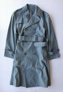70's Vintage US.ARMY trench coat 38S moss green / olive series 1974 year made condition excellent military army thing 