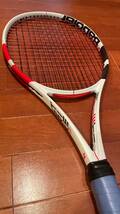 バボラ（BABOLAT）ピュアストライク103 (PURE STRIKE 103) 　FLAX　美品　１円～_画像3