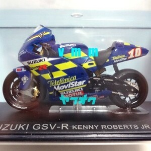 ixo 1/24 SUZUKI GSV-R ケニー・ロバーツ Jr. 2002 #10/スズキ デアゴスティーニ DeAGOSTINI チャンピオンバイクコレクション No.16 MotoGP
