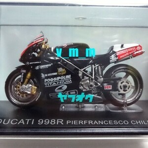 ixo 1/24 DUCATI 998R ピエールフランチェスコ・キリ 2002/SBK デアゴスティーニ DeAGOSTINI チャンピオンバイクコレクション No.43 MotoGP