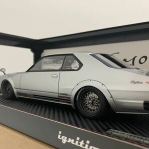 イグニッションモデル WEB 1/18 TOPSECRET SKYLINE JAPAN R C210 Silver IG3229 トップシークレット スモーキー ジャパン ignition modelの画像2