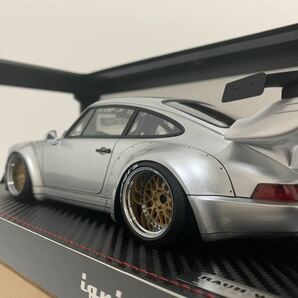 イグニッションモデル WEB限定 1/18 RWB 964 ポルシェ Silver シルバー IG2467 ignition modelの画像4