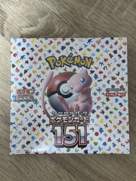 ポケモンカード151 1BOX 新品未開封 シュリンク付き ボックスローダー付き 強化拡張パック スカーレット＆バイオレット ポケカ