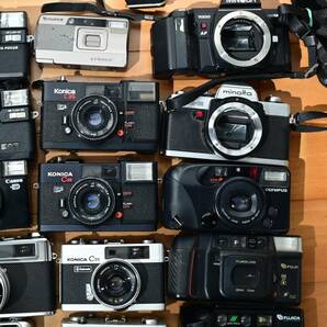 フィルムカメラ まとめ売り 30台 ジャンク 部品取り Canon MINOLTA OLYMPUS FUJI PENTAX YASHICA KONICA大量セット ４の画像6